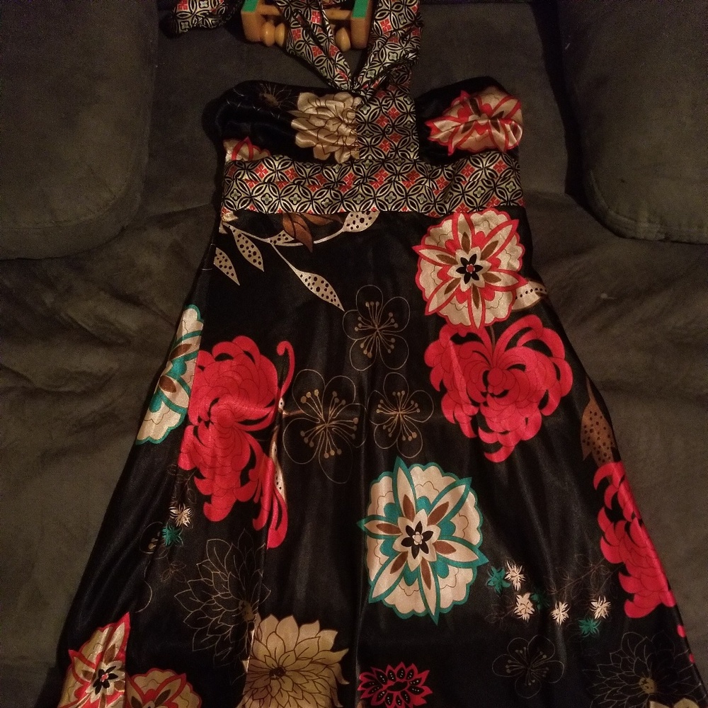 Charlotte Russe halter top style dress